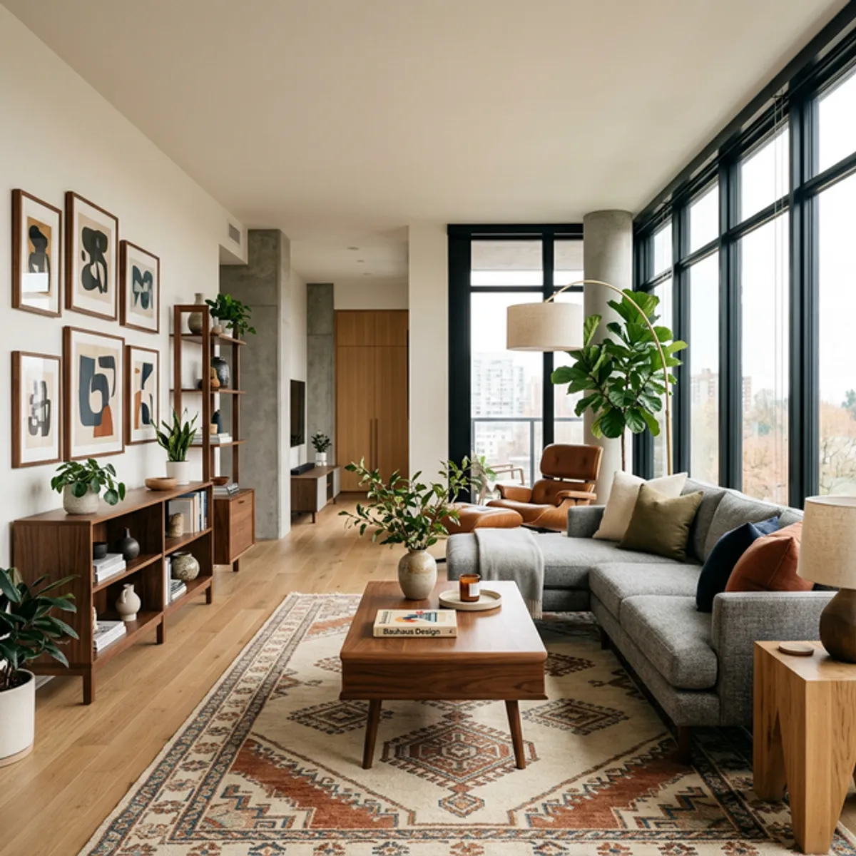 Furnished living room