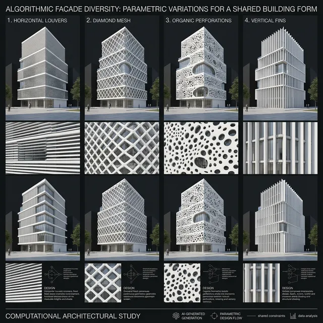 AI facade variation studies
