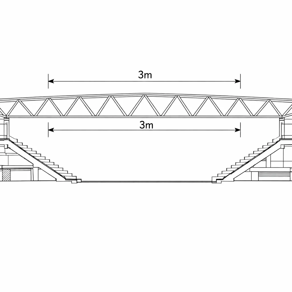 Uniform-depth roof structure